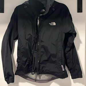 North face hyvent rain jacket hoodie